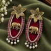 Two Tone Elephant Earring artistic traditional designer earrings for women