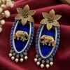 Two Tone Elephant Earring artistic traditional designer earrings for women