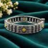 Adjustable Flower Kada – Elegant Bangle for Traditional Wear 15 Adjustable Flower Kada elegant floral brass bracelet for women