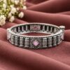Adjustable Flower Kada – Elegant Bangle for Traditional Wear 12 Adjustable Flower Kada elegant floral brass bracelet for women