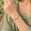 Anti Tarnish Unique Bracelet elegant designer brass jewellery for women