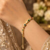 Anti Tarnish Geometric Bracelet modern elegant brass jewellery for women