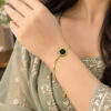 Anti Tarnish Clock Bracelet elegant watch style brass jewellery for women
