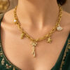 Anti Tarnish Beautiful Necklace elegant premium brass jewellery for women