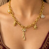 Anti Tarnish Beautiful Necklace elegant premium brass jewellery for women