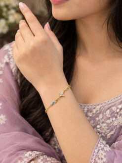 Anti Tarnish Butterfly Bracelet elegant butterfly brass jewellery for women