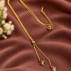 Anti Tarnish Leaf Necklace with elegant leaf design for women