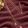 Anti Tarnish Leaf Necklace with elegant leaf design for women