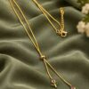 Anti Tarnish Leaf Necklace with elegant leaf design for women