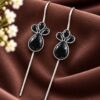 Silver Plated Designer Earcuff elegant modern ear jewelry for women