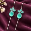 Silver Plated Designer Earcuff elegant modern ear jewelry for women
