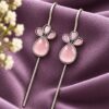 Silver Plated Designer Earcuff elegant modern ear jewelry for women