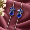 Silver Plated Designer Earcuff elegant modern ear jewelry for women