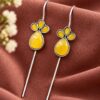 Silver Plated Designer Earcuff elegant modern ear jewelry for women