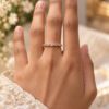 Lightweight Geometric Ring with modern designer styling and premium polish