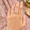 Beautiful Finger Ring with elegant designer styling and premium polish