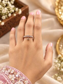 Designer Heart Ring with romantic heart-inspired styling and premium polish