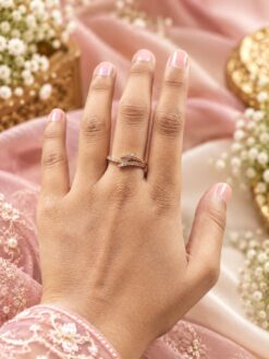 Unique Designer Ring with fashionable styling and premium polish