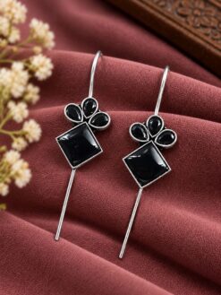 Silver Plated Designer Earcuff with Elegant Contemporary Jewellery Design